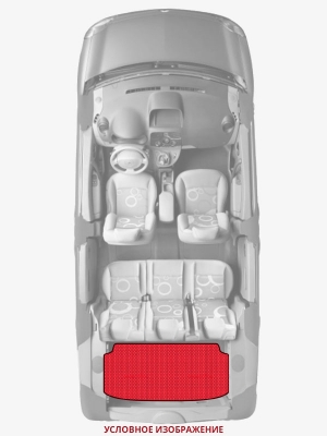 ЭВА коврики «Queen Lux» багажник для Volkswagen CrossGolf